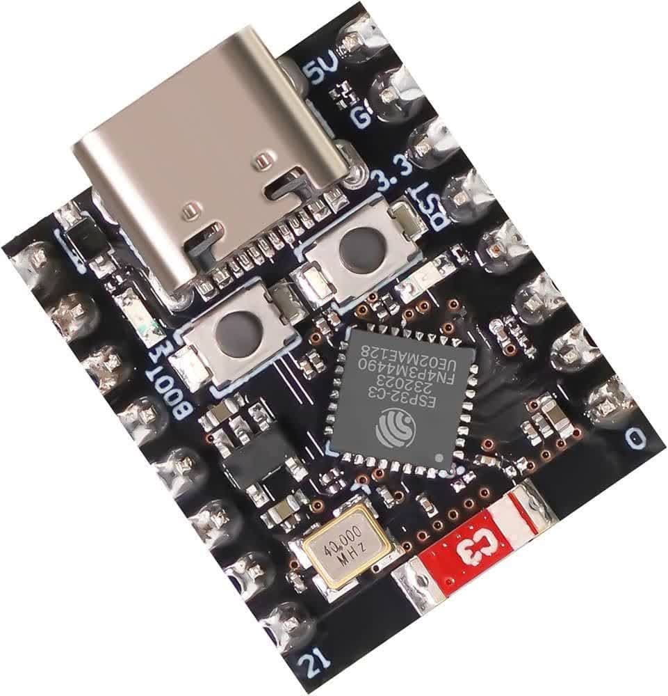 تصویر از ماژول توسعه ESP32-C3 Super Mini