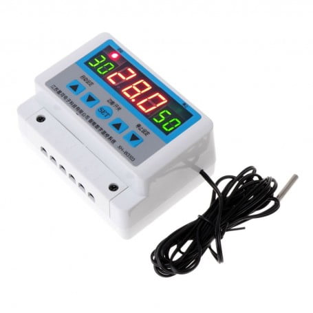 تصویر از ترموستات دیجیتال و تایمر 12V مدل XH-W3103